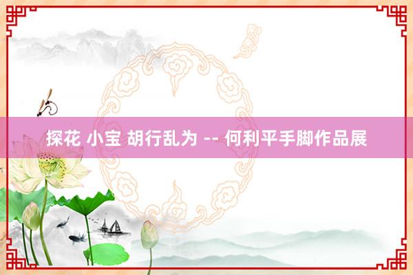 探花 小宝 胡行乱为 -- 何利平手脚作品展