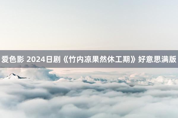 爱色影 2024日剧《竹内凉果然休工期》好意思满版